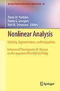 Nonlinear Analysis: Stability, Approximation, and Inequalities