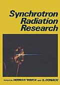 Synchrotron Radiation Research