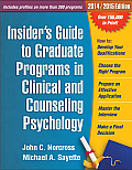 Insiders Guide To Graduate Programs In Clinical & Counseling Psychology 2014 2015 Edition