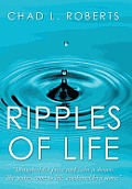Ripples of Life: Disturbed the Peace and Calm Is Shown. the Waters Come to Life Awakened by a Stone