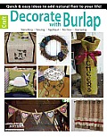 Decorate with Burlap