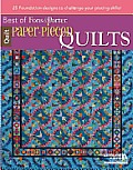 Paper-Pieced Quilts: 22 Foundation Designs to Challenge Your Piecing Skills!
