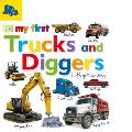 Tabbed Board Books My First Trucks & Diggers Lets Get Driving