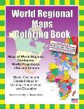 World Regional Maps Coloring Book Maps Of World Regions Continents World Projections Usa & Canada
