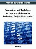Perspectives and Techniques for Improving Information Technology Project Management
