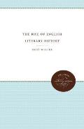 The Rise of English Literary History
