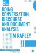 Doing Conversation Discourse & Document Analysis