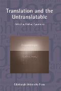 Translation and the Untranslatable: Paragraph Volume 38, Number 2