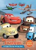 Disney Pixar Awesome Adventures Cars & Planes An Engine Revving Coloring Book