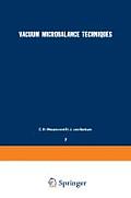 Vacuum Microbalance Techniques: Volume 7: Proceedings of the Eindhoven Conference June 17-18, 1968