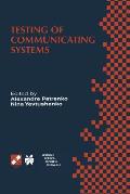 Testing of Communicating Systems: Proceedings of the Ifip Tc6 11th International Workshop on Testing of Communicating Systems (Iwtcs'98) August 31-Sep