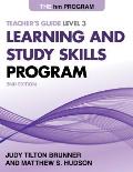 The HM Learning and Study Skills Program: Teacher's Guide Level 3