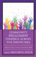 Community Engagement Findings Across the Disciplines: Applying Course Content to Community Needs