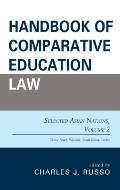 Handbook of Comparative Education Law: Selected Asian Nations