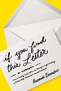 If You Find This Letter My Journey to Find Purpose