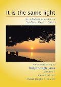 It Is the Same Light: The Enlightening Wisdom of Sri Guru Granth Sahib