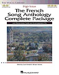 The French Song Anthology Complete Package - High Voice Book/Online Audio