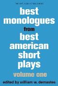 Best Monologues from Best American Short Plays Volume One