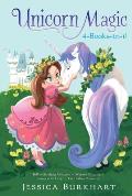 Unicorn Magic 4 Books In 1 Bellas Birthday Unicorn Wheres Glimmer Green with Envy The Hidden Treasure
