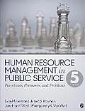Human Resource Management In Public Service Paradoxes Processes & Problems