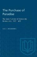 The Purchase of Paradise: The Social Function of Aristocratic Benevolence, 1307-1485