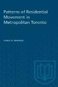 Patterns of Residential Movement in Metropolitan Toronto