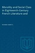 Morality and Social Class in Eighteenth-Century French Literature and Painting