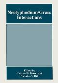 Neotyphodium/Grass Interactions