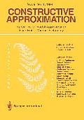 Constructive Approximation: Special Issue: Fractal Approximation