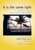 It is the same light: the enlightening wisdom of Sri Guru Granth Sahib (SGGS)