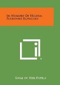 In Memory of Helena Petrovna Blavatsky