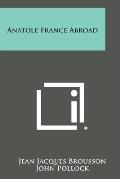 Anatole France Abroad