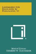 Landmarks for Beginners in Philosophy, V1