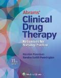 Abrams Clinical Drug Therapy Rationales For Nursing Practice