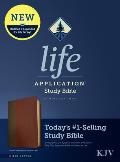 KJV Life Application Study Bible, Third Edition (Leatherlike, Brown/Mahogany, Red Letter)