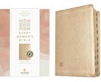 NLT Every Woman's Bible (Leatherlike, Soft Gold, Indexed, Red Letter, Filament Enabled)