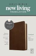 NLT Compact Bible Filament Enabled Edition Red Letter LeatherLike Rustic Brown