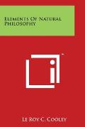 Elements Of Natural Philosophy