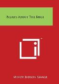 Beliefs About The Bible