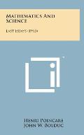 Mathematics and Science: Last Essays (1913)