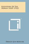 Evolution of the Human Foot (1922)