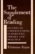 The Supplement of Reading: Figures of Understanding in Romantic Theory and Practice