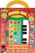 Sesame Street: My First Music Fun Portable Keyboard and 8-Book Library Sound Book Set [With Battery]