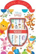 Disney Baby Winnie the Pooh My First Library 12 Board Book Set First Words Counting & More