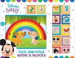 Disney Baby: First Look and Find Book & Blocks [With Blocks]