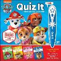 Nickelodeon Paw Patrol: Quiz It 4-Book Set and Smart Pen [With Battery]