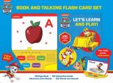 Nickelodeon Paw Patrol: Let's Learn and Play! Book and Talking Flash Card Sound Book Set [With Battery]