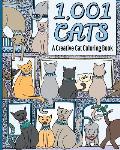 1,001 Cats: A Creative Cat Coloring Book