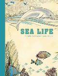 Sea Life Portable Coloring for Creative Adults