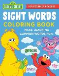 Sesame Street Sight Words Coloring Book Learn to Read & Write Common Words